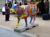 Floral cow, exciting angle
