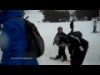 Snowboarding makes people wet